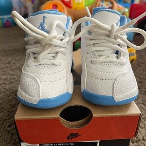 Jordan 12 Retro- White and Blue